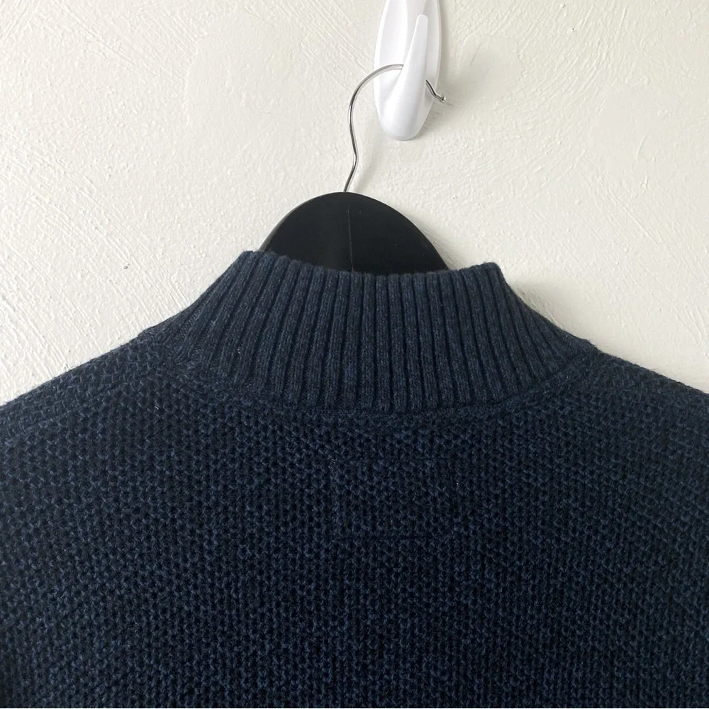Men Sweater by An Original Flag & Anthem Dry Goods Supply Navy Blue. Sz M.